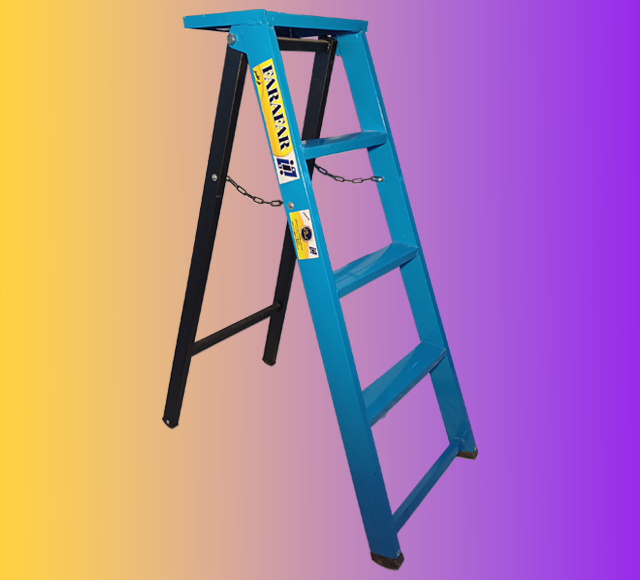 خرید نردبان تاشو فرافر تولید مصنوعات فلزی فرافر